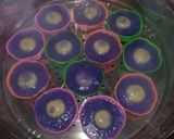 Foto langkah ke 6 dari resep Kue Mawar Tapioka Bunga Telang.
