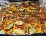 A picture of step 5 of Baked fish veggies.