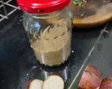 A picture of step 1 of Moong dal jaggery payesh meetha Aloo.