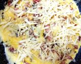 A picture of step 5 of My full Breakfast Omelette. 👍.