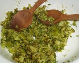 Foto del paso 5 de la receta Abanico de lonchas rellenas de brócoli y surimi