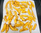 Seasoned baked potato wedges recipe step 5 photo