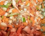 Foto del paso 2 de la receta: Berenjena rellena mixta de carne de cerdo y verduras