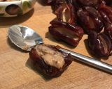 A picture of step 3 of Mini Vegan Snickers.