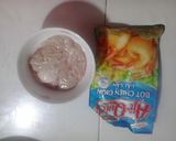 Hình bước làm 1 của món Óc heo chiên giòn !