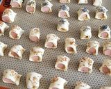 Une image de l'étape 4 de °Petits feuilletés moutarde-saucisse°.