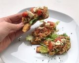 Foto del paso 6 de la receta: Patacones con pollo y vegetales 🌮