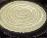 A picture of step 4 of Barnyard millet spicy dosa.