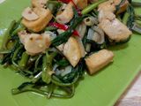 Tumis Kangkung Mix Tahu