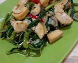 Foto langkah ke 4 dari resep Tumis Kangkung Mix Tahu.
