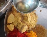 A picture of step 2 of Ripe Gunda sabji.