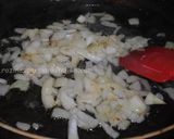 A picture of step 1 of Persian style spaghetti.
