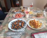 A picture of step 11 of Patatas Bravas.
