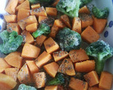 Foto del paso 3 de la receta: Calabaza con brócoli al horno