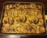 A picture of step 4 of California Farm Scalopped Truffle Potatoes Anna.