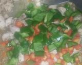 A picture of step 2 of Sweet and sour chicken.
