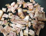 Foto del paso 1 de la receta: Huevo con tocino y espárragos