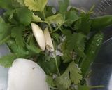 Foto del paso 1 de la receta: Salsa verde cruda
