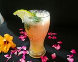 A picture of step 4 of Sweet lime plum mojito.