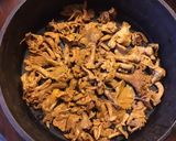 A picture of step 3 of California Farm Chanterelle Mushrooms in Butter.