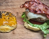 Foto del paso 12 de la receta: Cena norteamericana: Hamburguesas caseras con aros de cebolla y salsa barbacoa