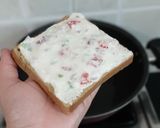 A picture of step 3 of Rava bread toast.