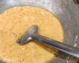 A picture of step 3 of Kesari Rava Burfi.