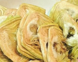 Foto del paso 3 de la receta: Tortilla de bacalao con alcachofas