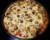 A picture of step 4 of Chicken Fajita Pizza💛🍕.