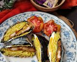 Foto langkah ke 9 dari resep Nasi Kuning Lipat Nori.