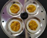 A picture of step 5 of Potato Stuffed Idli.