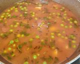 A picture of step 9 of Aloo Matar.