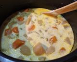 Une image de l'étape 3 de Curry carotte et fève.