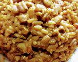 A picture of step 9 of Jollof Rice and Beans.