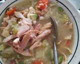 Foto del paso 6 de la receta: Caldo de pollo con arroz blanco