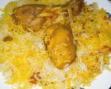 A picture of step 14 of Pahari Pulao.