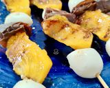 Foto del paso 5 de la receta: Brocheta de caqui con cecina y mozzarella