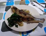 Foto del paso 5 de la receta: Lubina al horno con panceta y espinacas