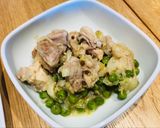 A picture of step 5 of Ndengu & chicken stew.