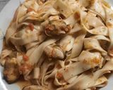 Foto del paso 6 de la receta: Fideos secos tagliatelle con mejillones