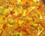 Paradicsomos, tejszínes zöldségragu (vegán) recept fázis 4 fotója