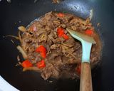 Foto langkah ke 4 dari resep Sliced Beef Teriyaki simple.