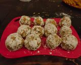 A picture of step 6 of Textured Soy Meatballs with Homemade Tomato Sauce.