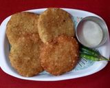 A picture of step 6 of Amaranth Puri.