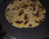 A picture of step 5 of Haray lehsan wali Karhi aur bajray ki roti.