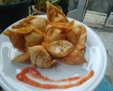 Foto langkah ke 5 dari resep Pangsit isi udang tahu.