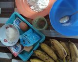 Foto langkah ke 1 dari resep Kue Pisang Keju Teflon.