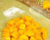 A picture of step 1 of Tangy- Sweet- Spicy Mango Chaat.