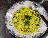 A picture of step 6 of POHA Kanda/Aloo Lockdown recipe (Tea Time Snack).