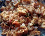 Foto langkah ke 7 dari resep Udang Tahu Balado.